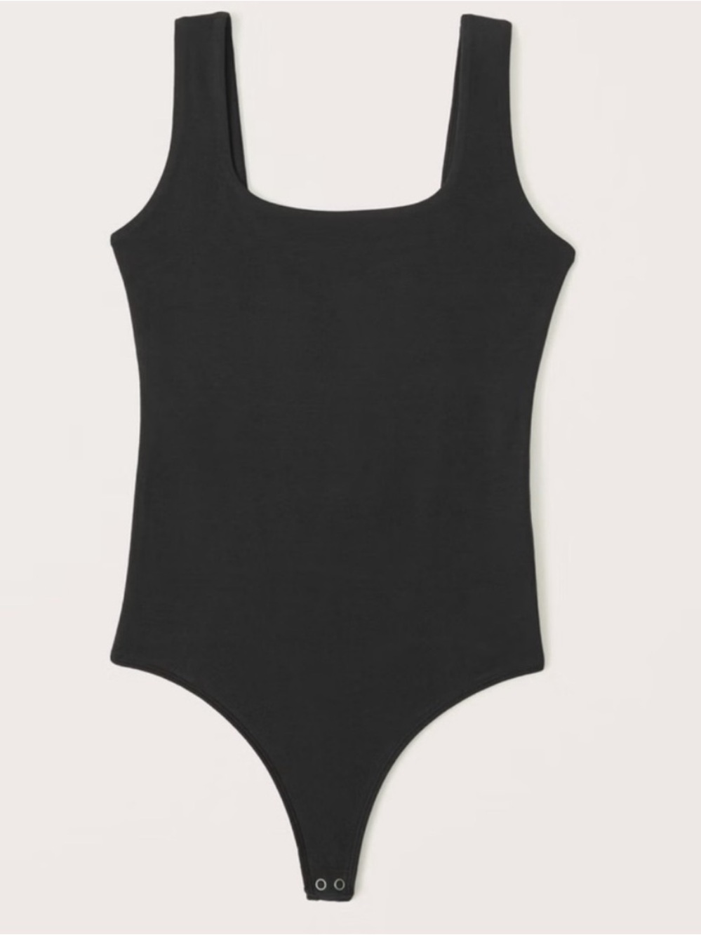 Abercrombie & Fitch Black Square Neck Bodysuit